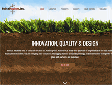 Tablet Screenshot of helicalanchorsinc.com